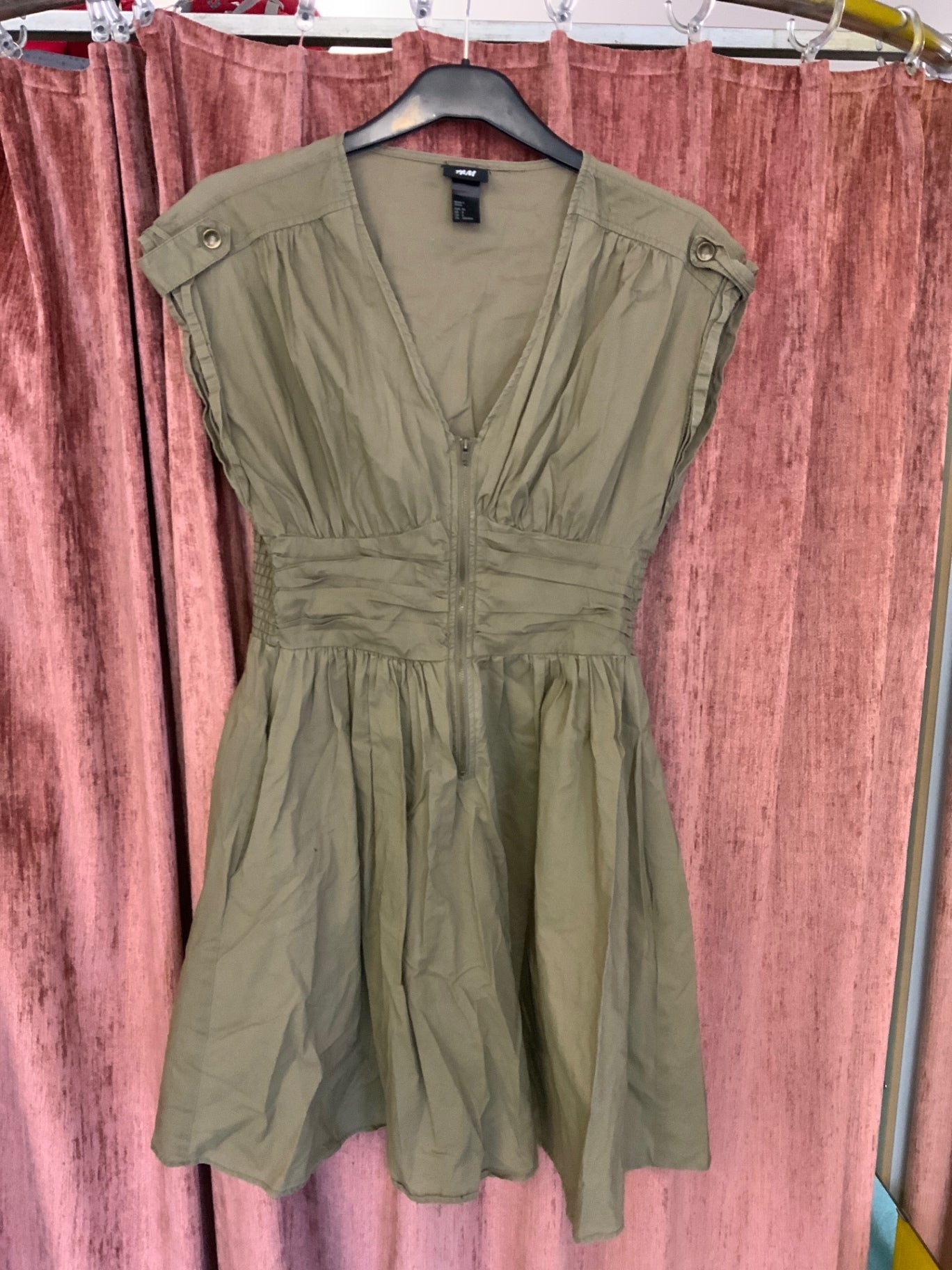 H&M Kleid 36 Olive