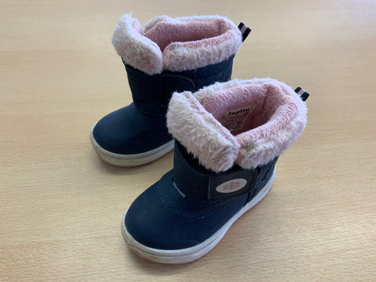 Lupilu Stiefel 22 Dunkelblau und Rosa