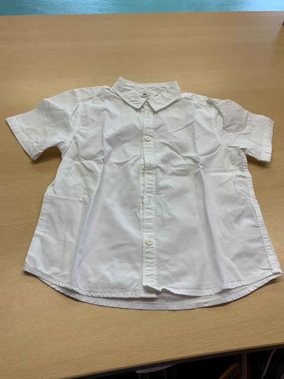 H&M Hemd 122 Weiß