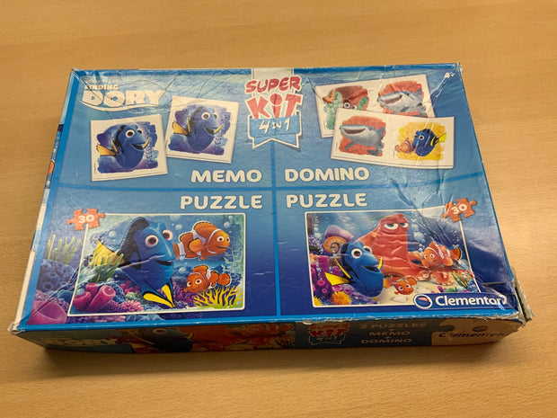 Clementoni Puzzle 4 in 1 Blau