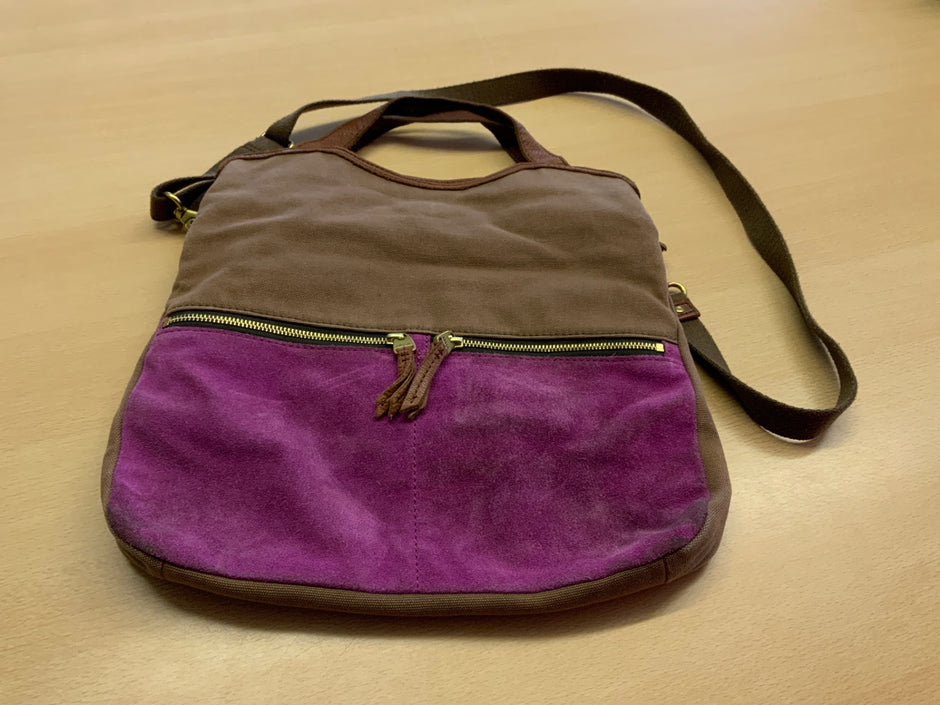 Tasche Braun und Lila