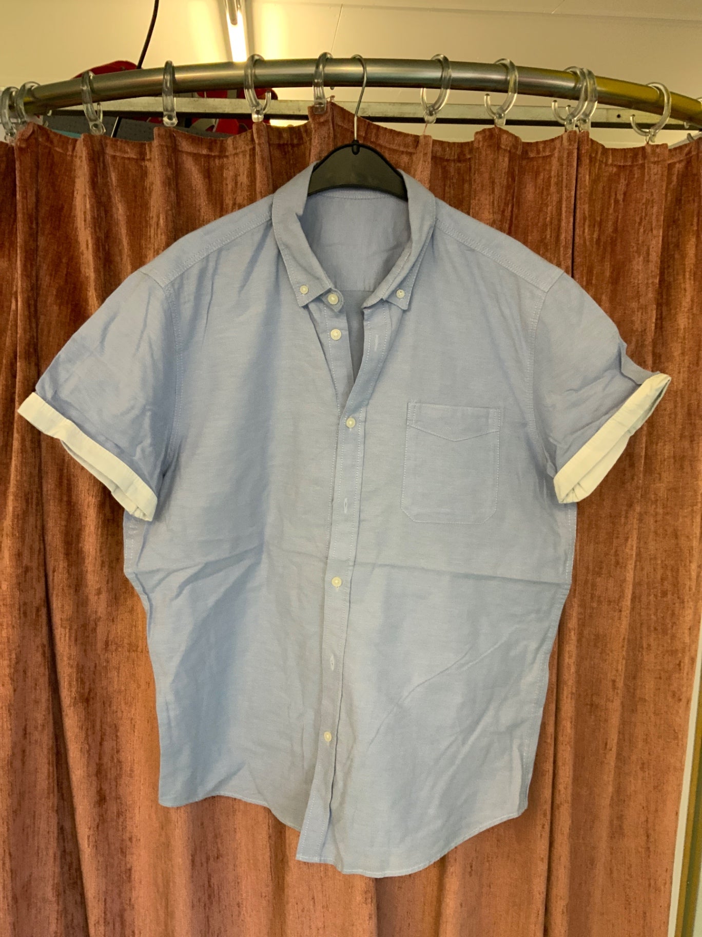 Kurzarmhemd S Hellblau