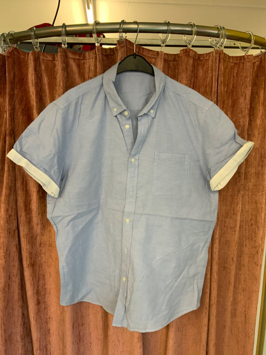 Kurzarmhemd S Hellblau