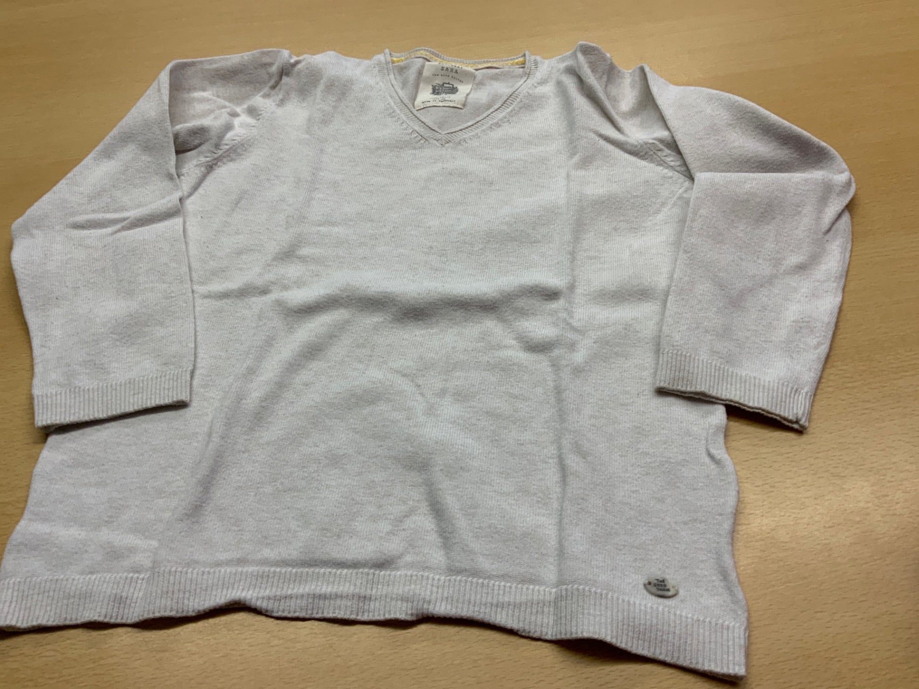 Zara Pullover 122 Grau