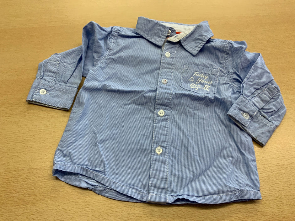 Hemd 74 Blau gestreift