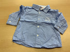 Hemd 74 Blau gestreift