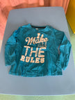 Langarmshirt 122/128 Türkis