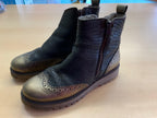 Stiefel 37 Schwarz und Bronze