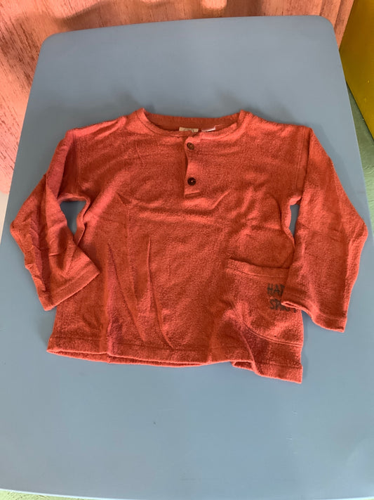 Langarmshirt 104 Rot