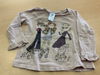 Bambino Langarmshirt 98 Beige