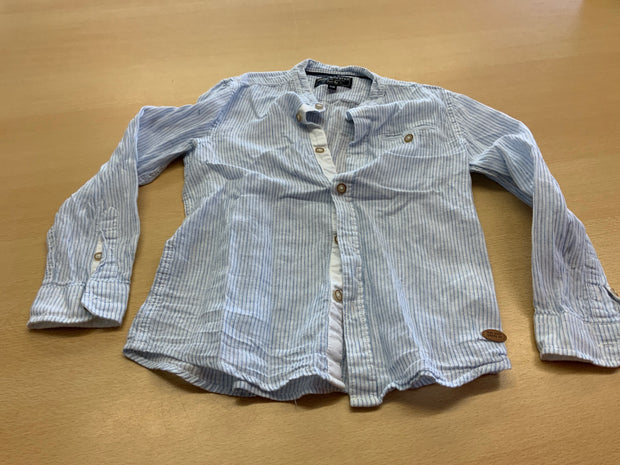 Hemd 116 Blau gestreift