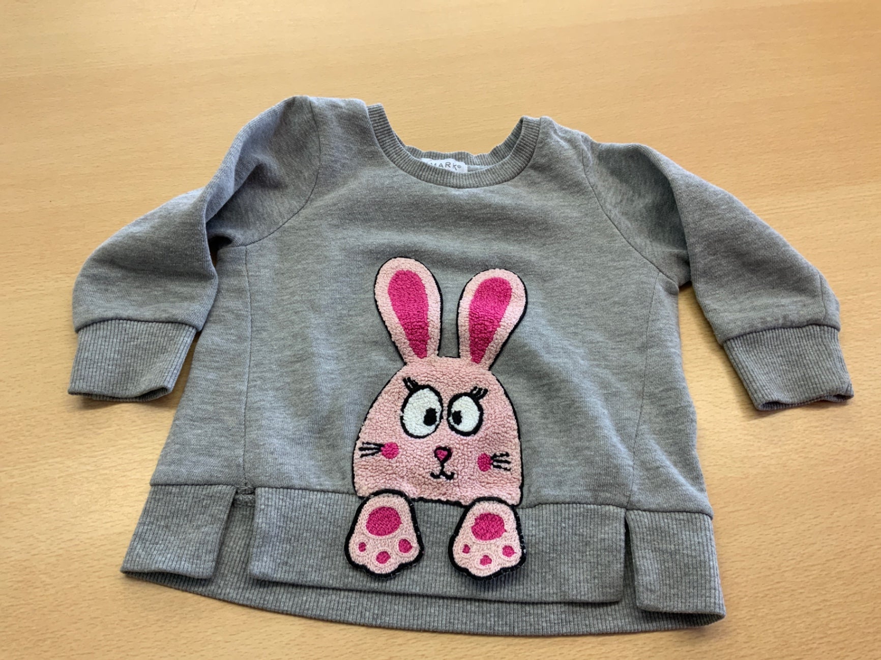 Sweatshirt 80 Grau