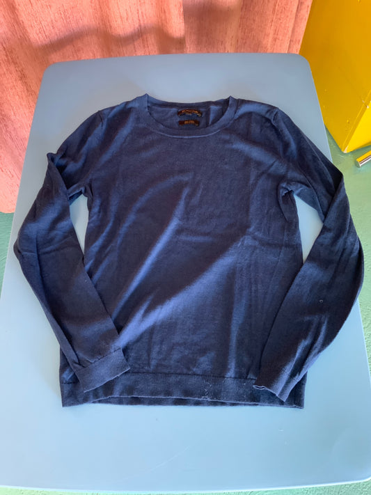 Langarmshirt S Dunkelblau