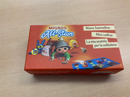Migros Sammelbox Migrosmurmeln Rot