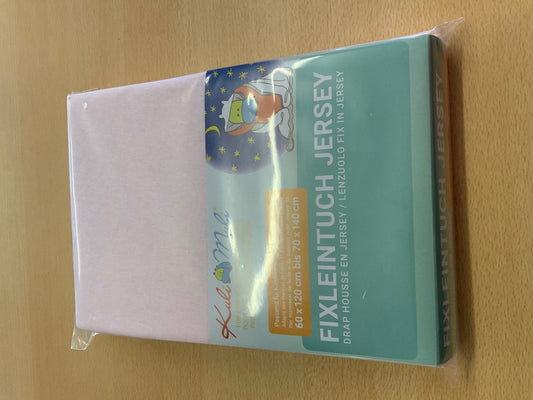 Kuli Muli Fixleintuch 60 x 120 bis 70 x 140 Rosa
