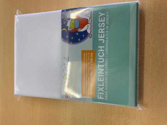 Kuli-Muli Fixleintuch 60 x 120 bis 70 x 140 Weiß