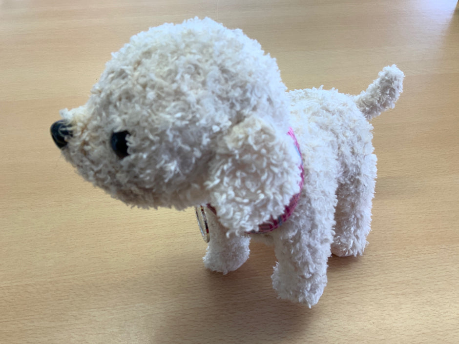Plüschhund Beige