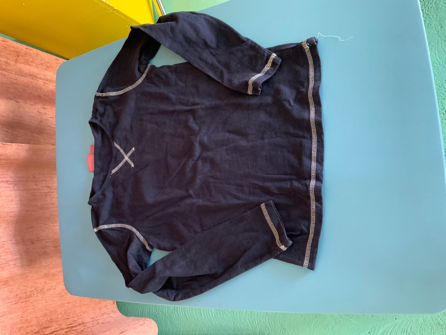 Langarmshirt 134/140 Blau