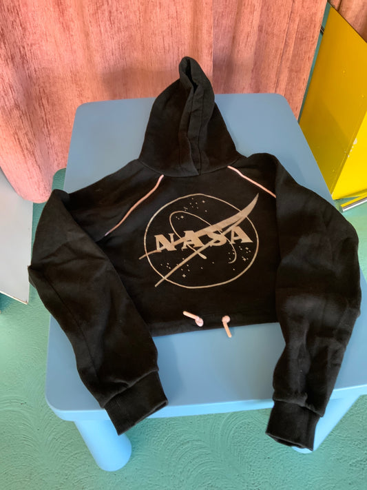 NASA Hoodie 158/164 Schwarz