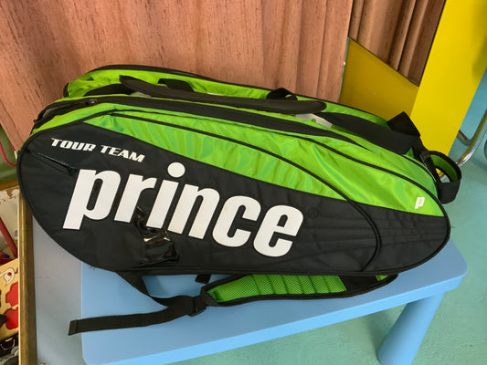 Prince Tennistasche Grün und Schwarz