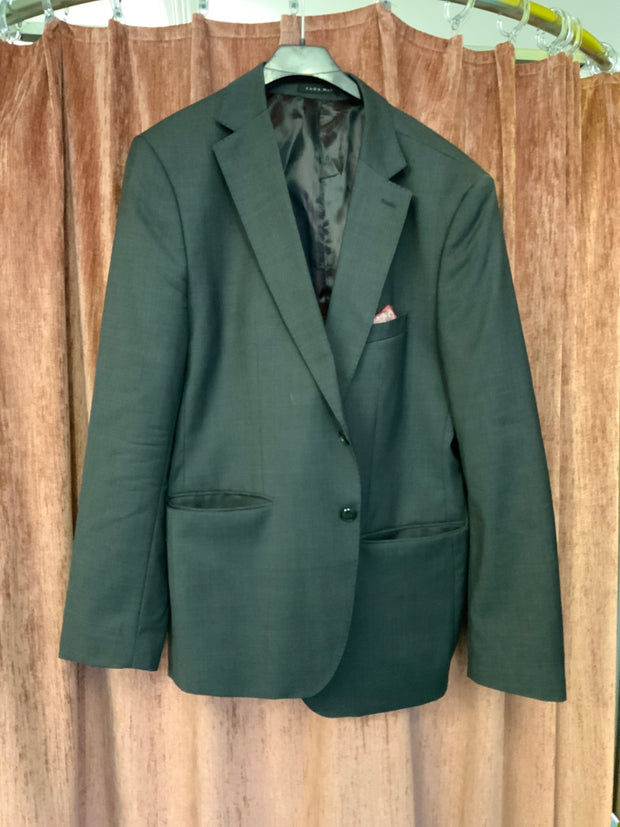 Zara Herren-Veston Dunkelgrau