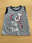 TikTok Tanktop 116 Grau