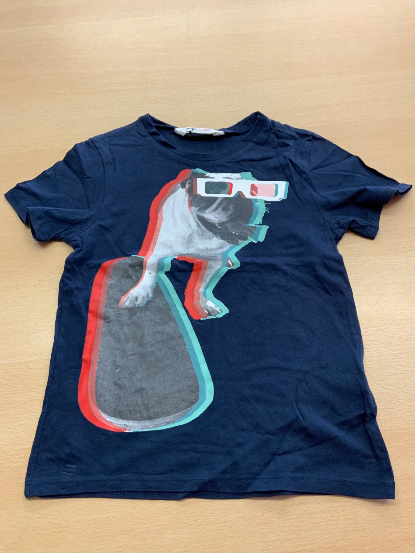 T-Shirt 110/116 Blau