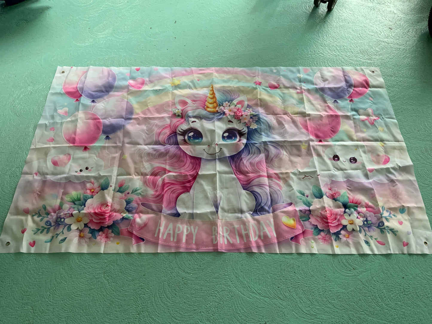 Wandbehang happy birthday Bunt