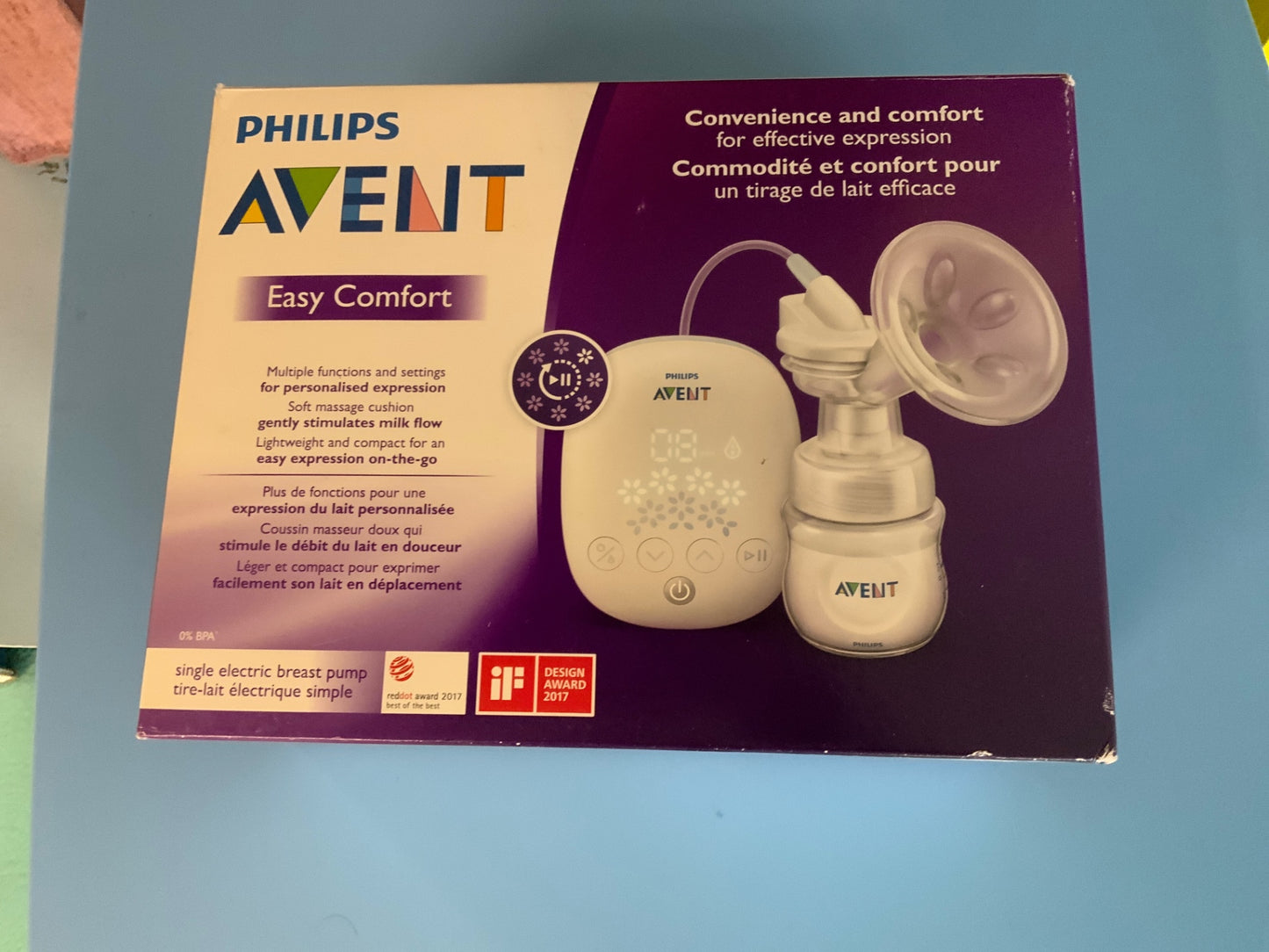 Philips Avent Brustpumpe Weiß