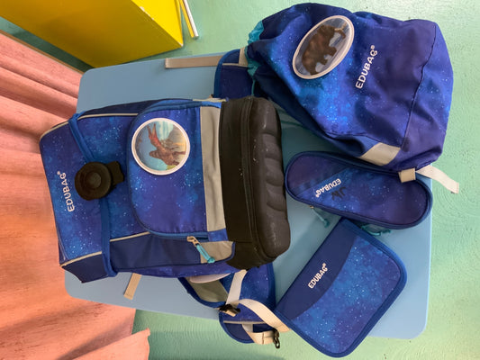 EduBAG Rucksack-Set Blau