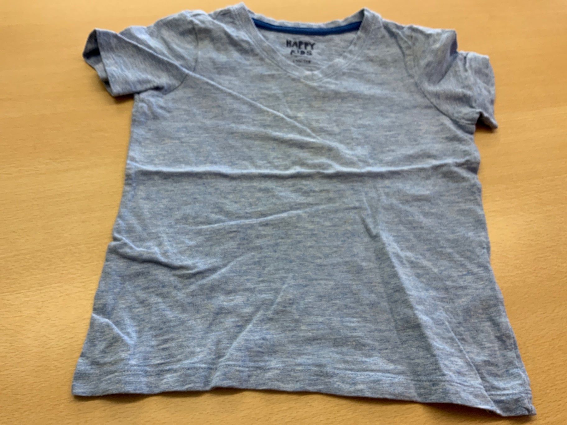 Happy T-Shirt 110/116 Grau