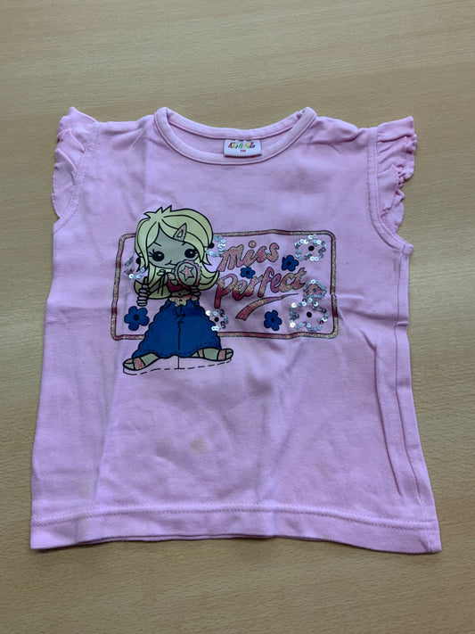 Miss Perfect T-Shirt 110 Rosa