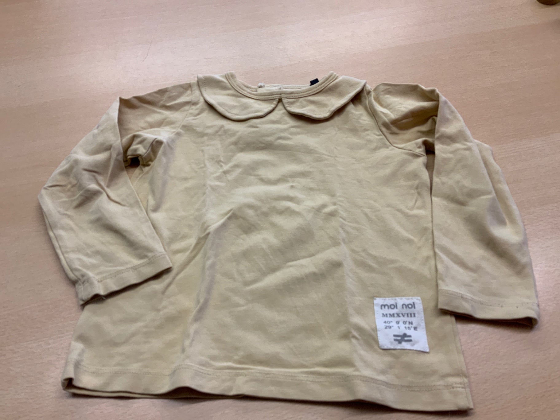  Langarmshirt 104 Beige