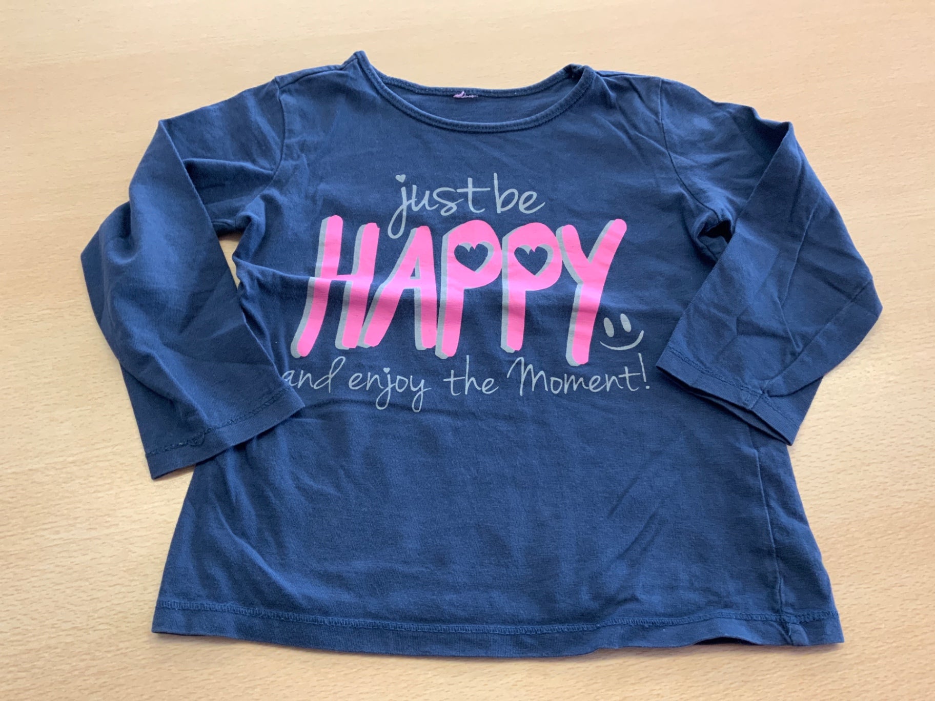 Langarm-T-Shirt Dunkelblau