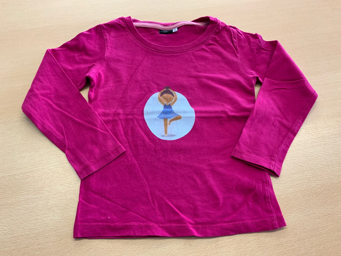 Langarmshirt 98/104 Pink