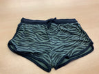 Shorts 134/140 Dunkelgrün mit Schwarz
