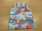 Tanktop 140 Weiß, Blau, Rot