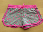 Shorts 134/140 Grau mit pinken Sternen