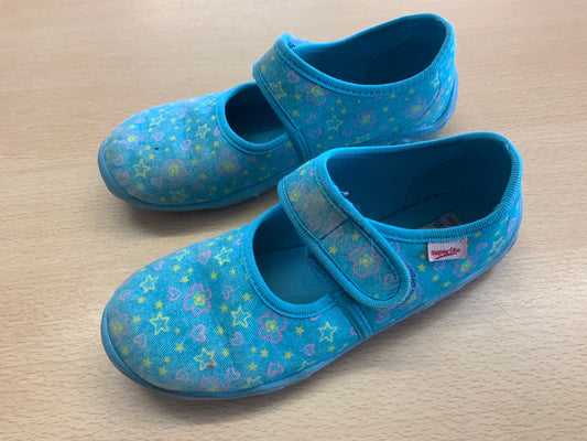 Hausschuhe Blau