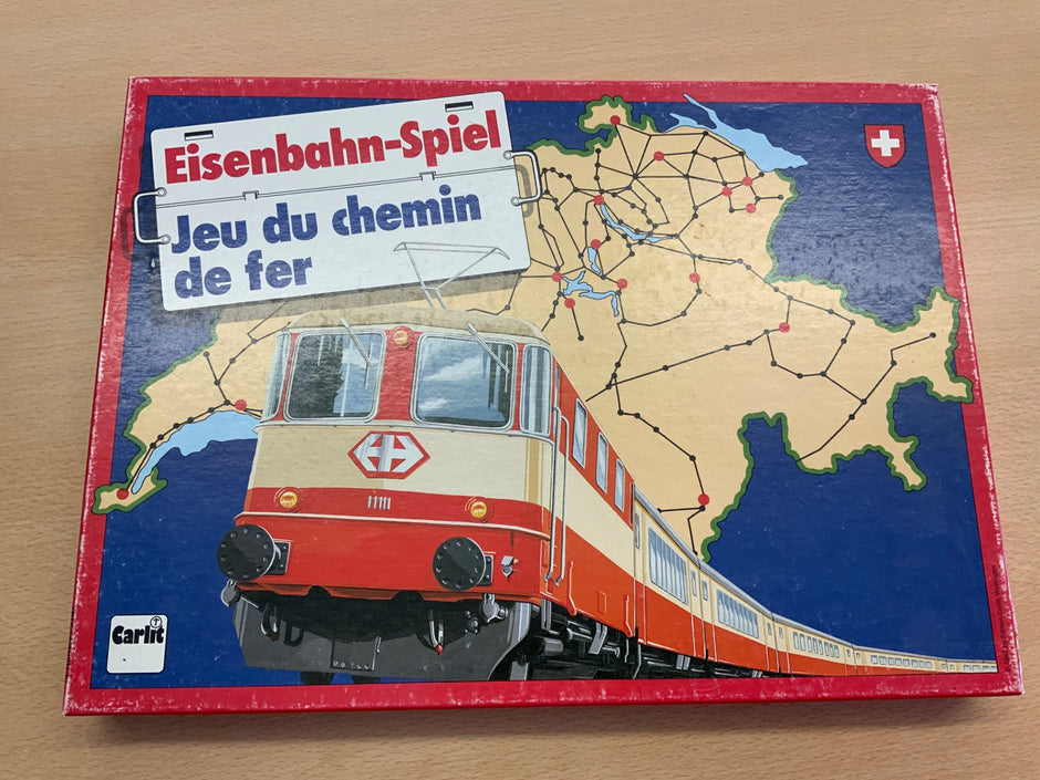 Carlit Eisenbahnspiel Rot und Blau