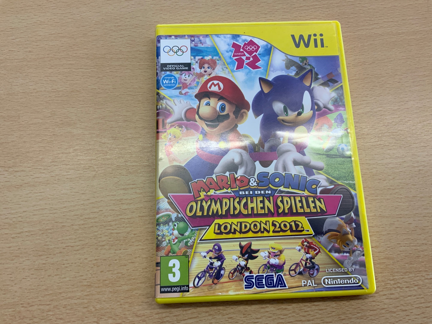 Nintendo Videospiel Mario + Sonic bei den olympischen Spielen Gelb