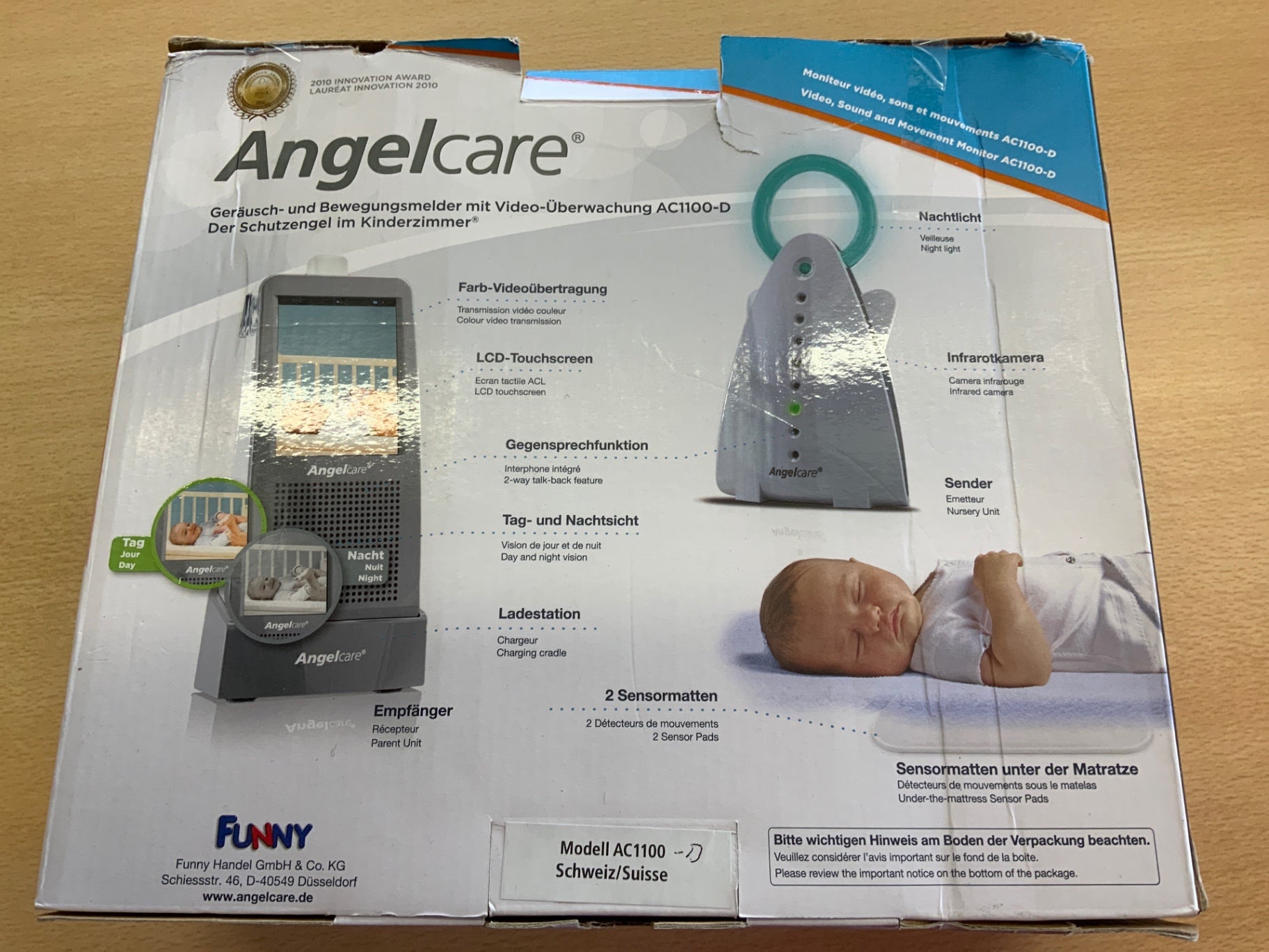 Angelcare Überwachungsgerät Grau