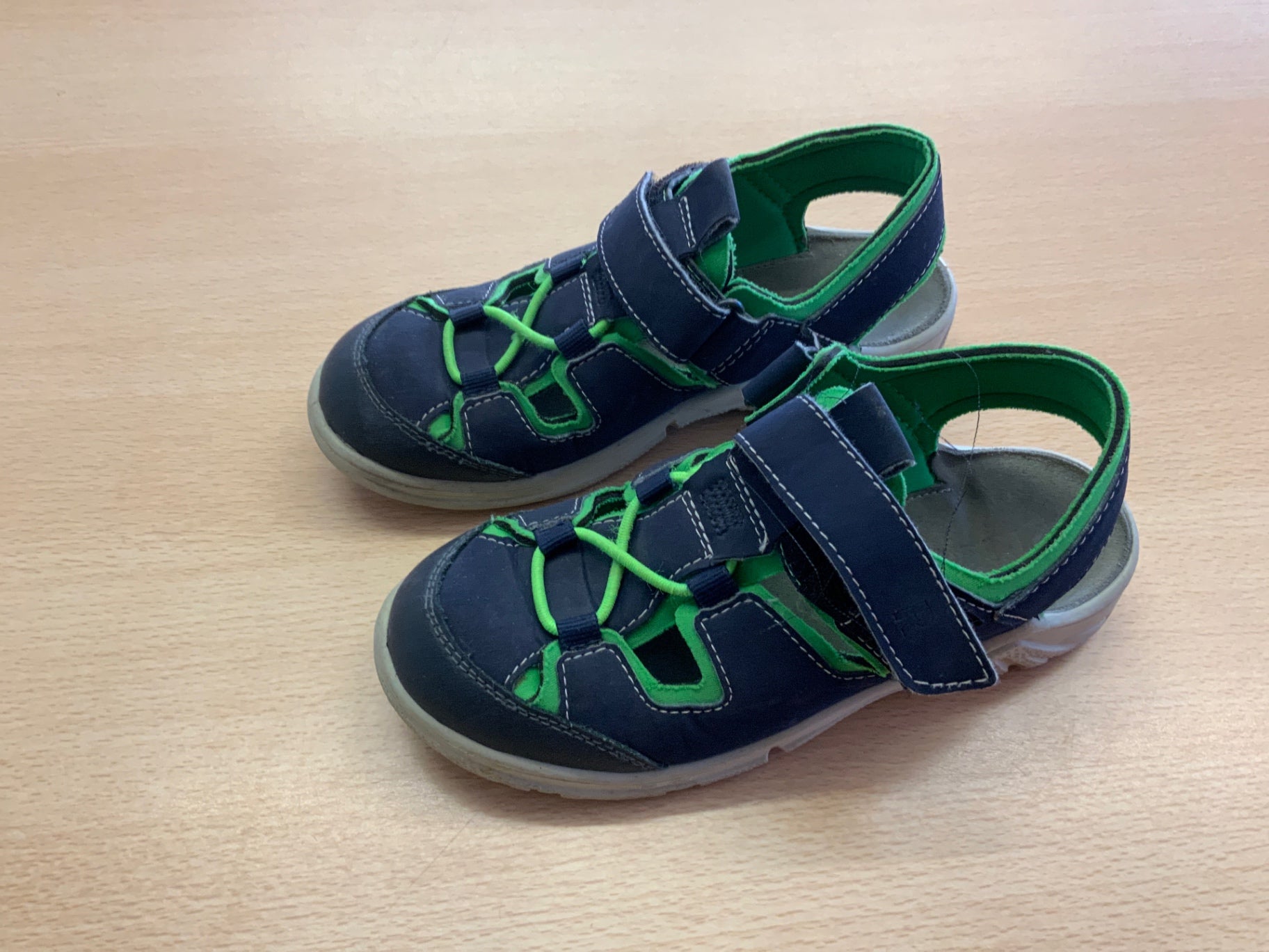 Sandalen 31 Blau und Grün