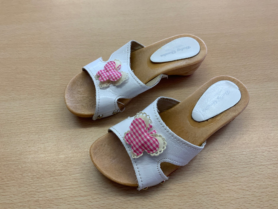 Sandalen 29 Weiß mit rosa