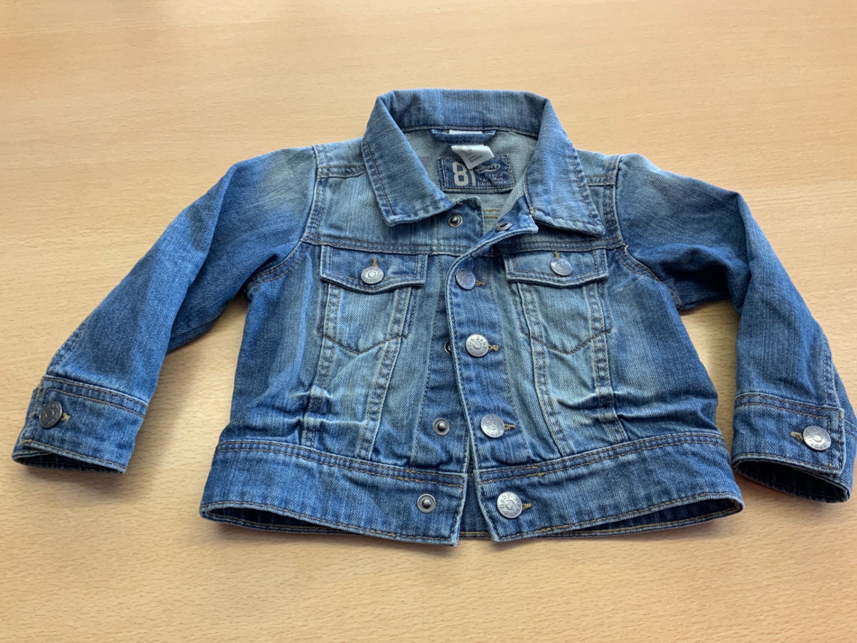 Jeansjacke 74 Blau