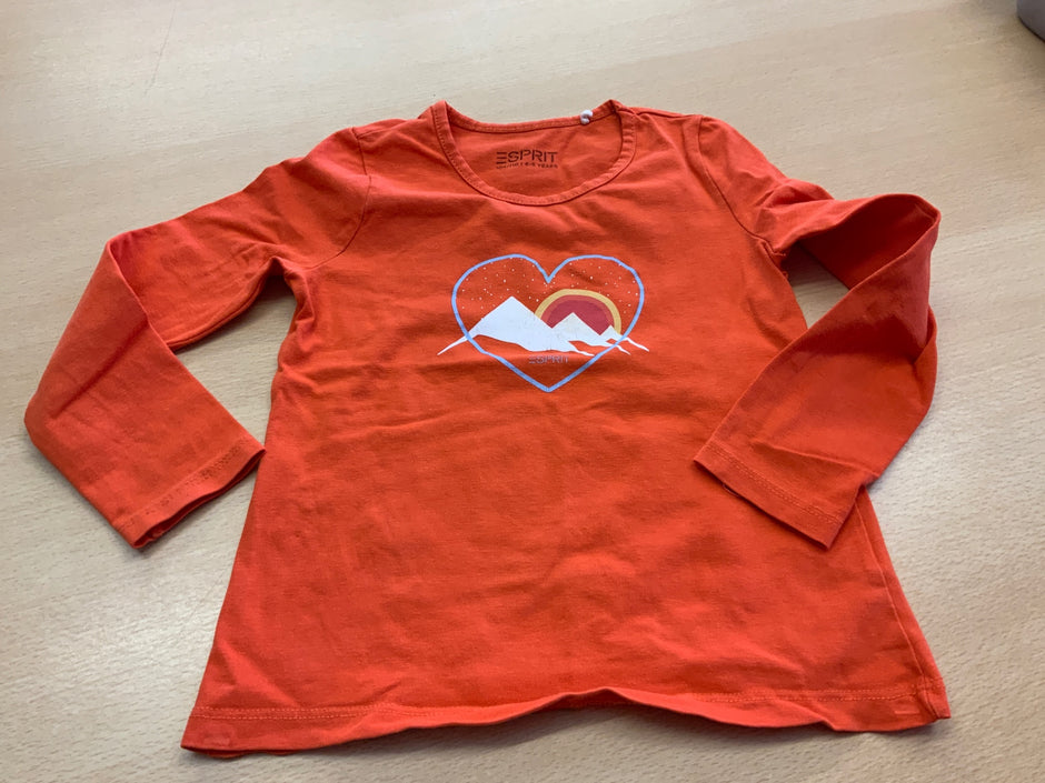 Esprit Langärmliges T-Shirt 104/110 Orange