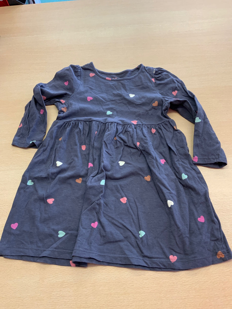 Kleid Dunkelgrau