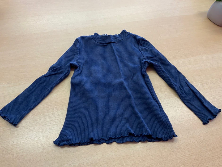 Langarmshirt 98 Dunkelblau