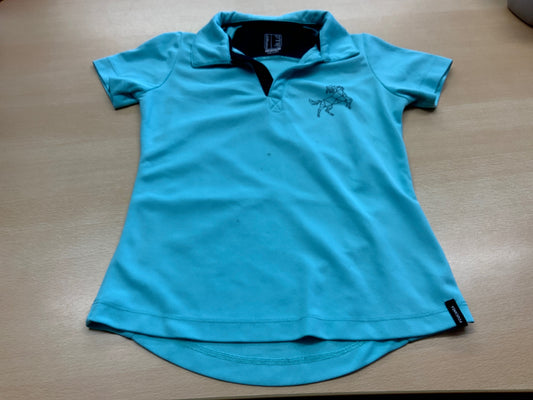 Polo-Reitshirt 128 Türkis