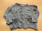 Strickjacke 86/92 Grau
